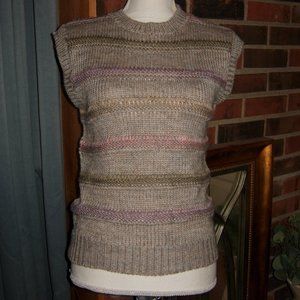 Vintage 80s Jeana Sweater Vest S Wool Blend